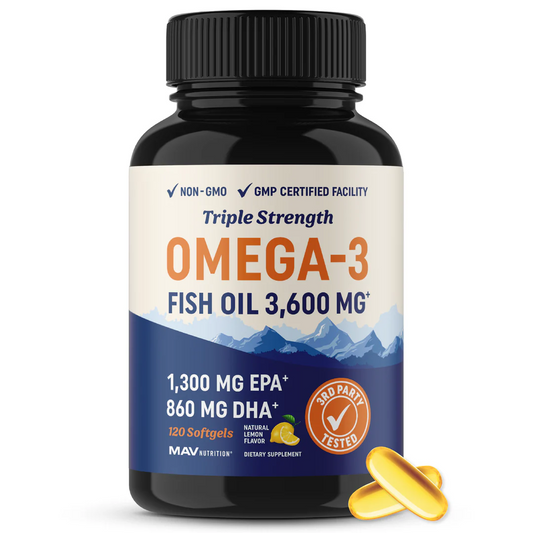 Triple Strength Omega 3 Fish Oil